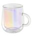 Avenue Iris Glass Mug (Multicolored) (One Size) - UTPF3848