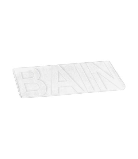 Tapis de Bain Microfibre Relief 45x75cm Blanc