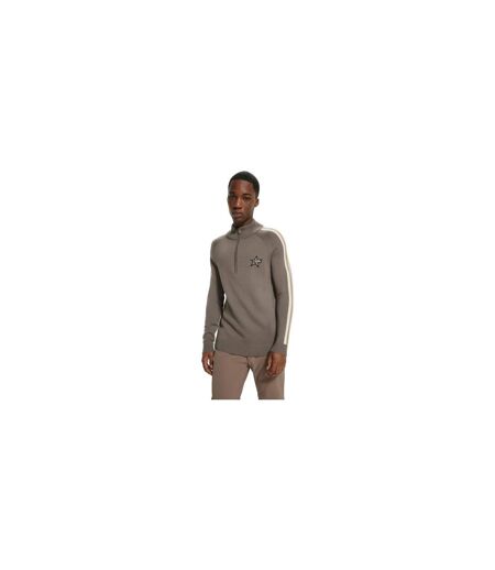 Mens Regular Raglan Jumper Beige Boss