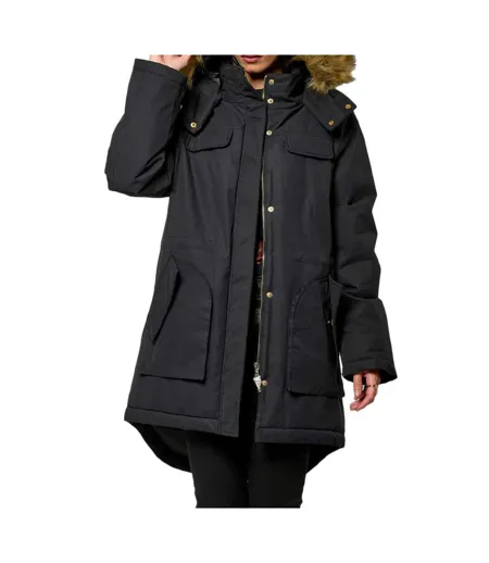 Parka noir femme kaporal manon