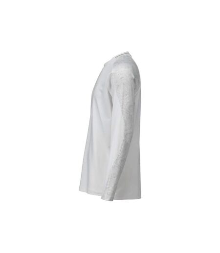 T-shirt Manches Longues Customised Homme Blanc Mascot