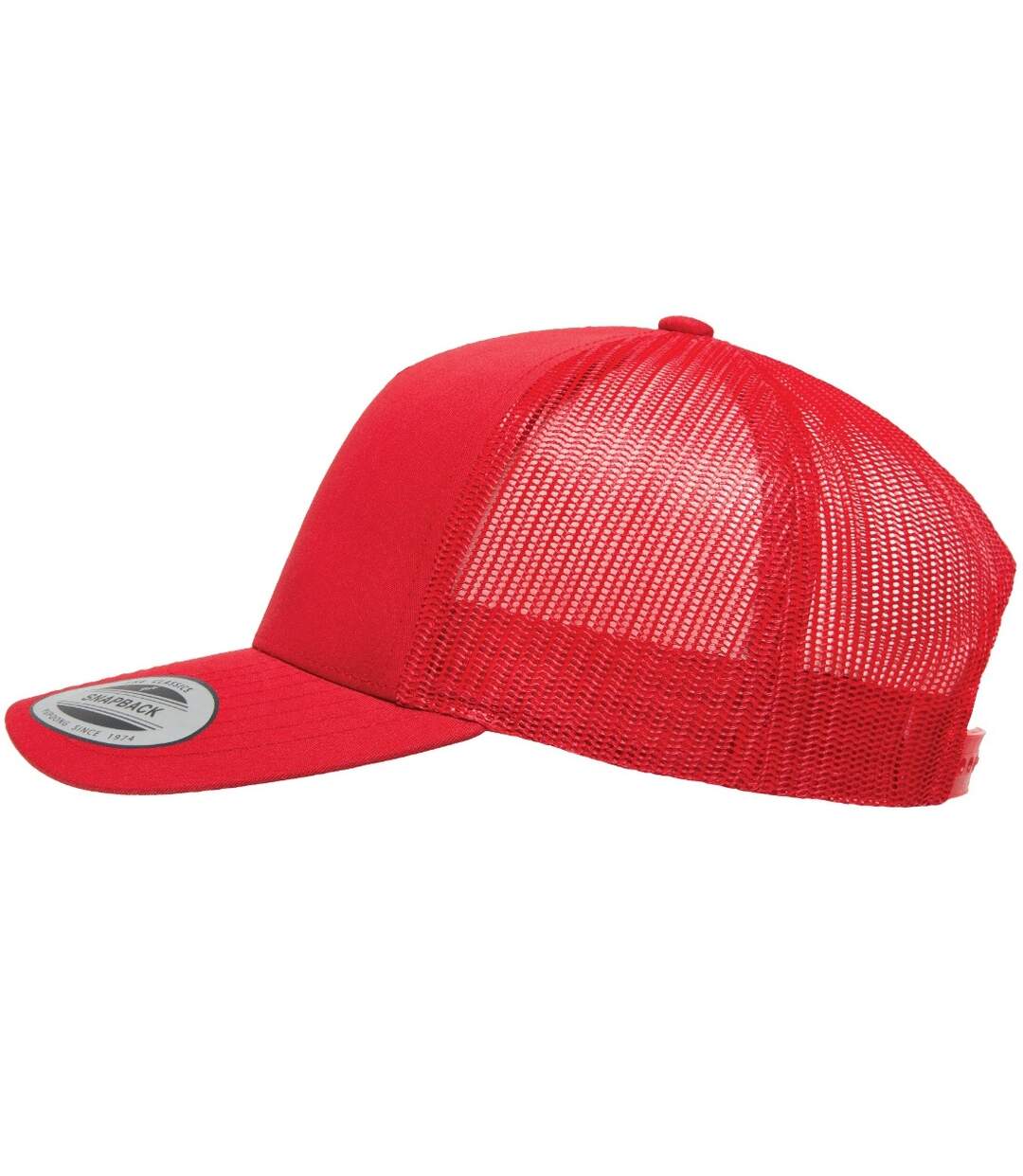 Casquette trucker flexfit rouge Yupoong-3