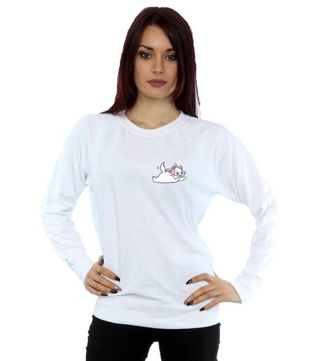 Disney - Sweat ARISTOCATS MARIE SWEET BACKSIDE BREAST PRINT - Femme (Blanc) - UTBI13158
