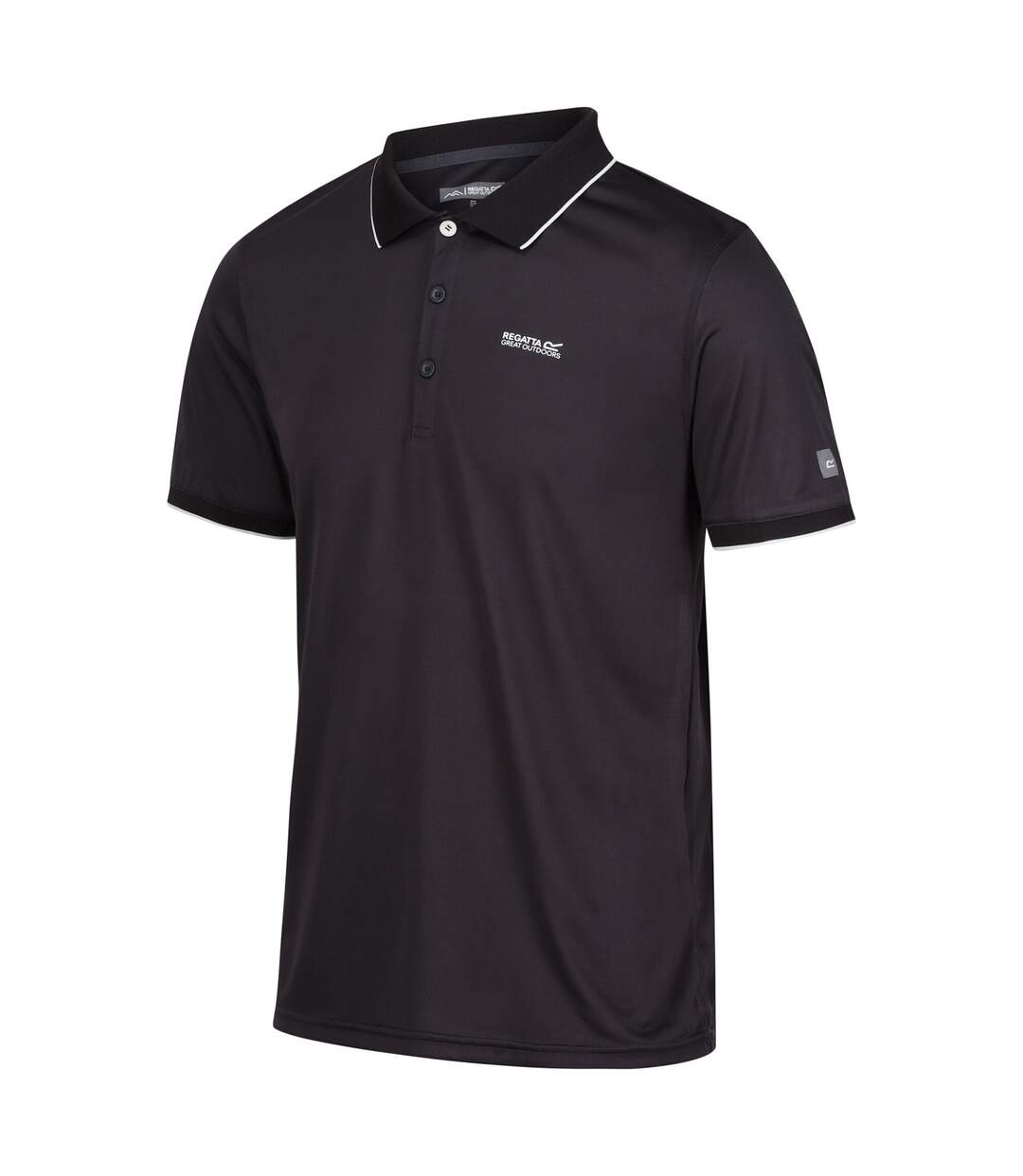 Mens Remex Ii Polo Shirt Ash Solid Regatta-3