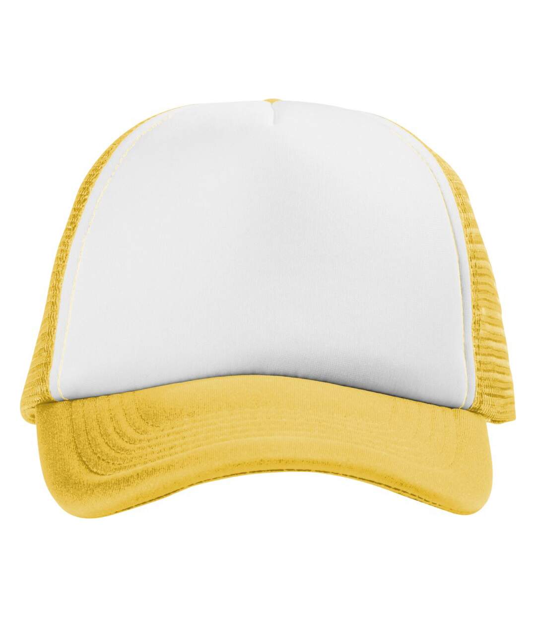 Trucker casquette 5 panels jaune/blanc Bullet-2