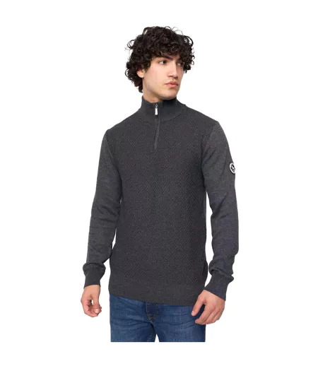 Pull Seymour Homme Noir Chiné Bewley & Ritch