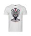 Unisex Adult Scooter Mod Target T-shirt Vintage White Amplified-1