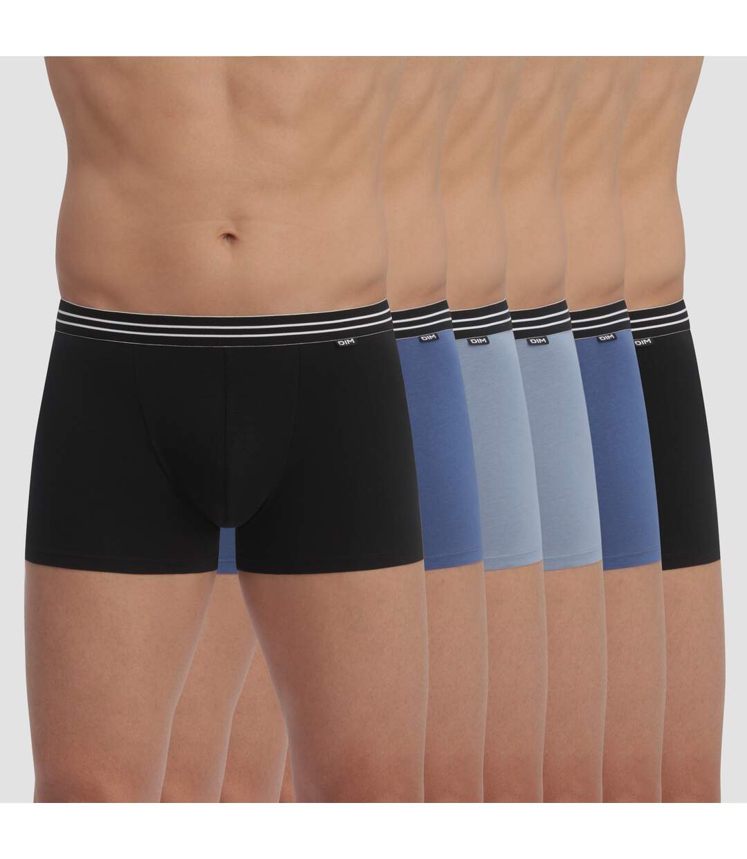 Lot de 6 Boxers Coton Respirant EcoDim-1