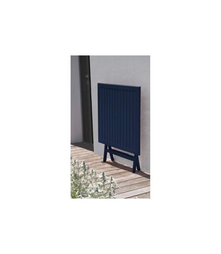 Table de Jardin Pliante Marius 70cm Bleu Marine