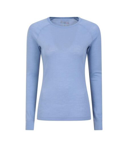 Haut Thermique Merino Femme Bleu Mountain Warehouse