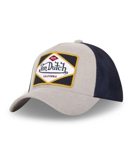 Casquette trucker avec filet en velours côtelé Vondutch