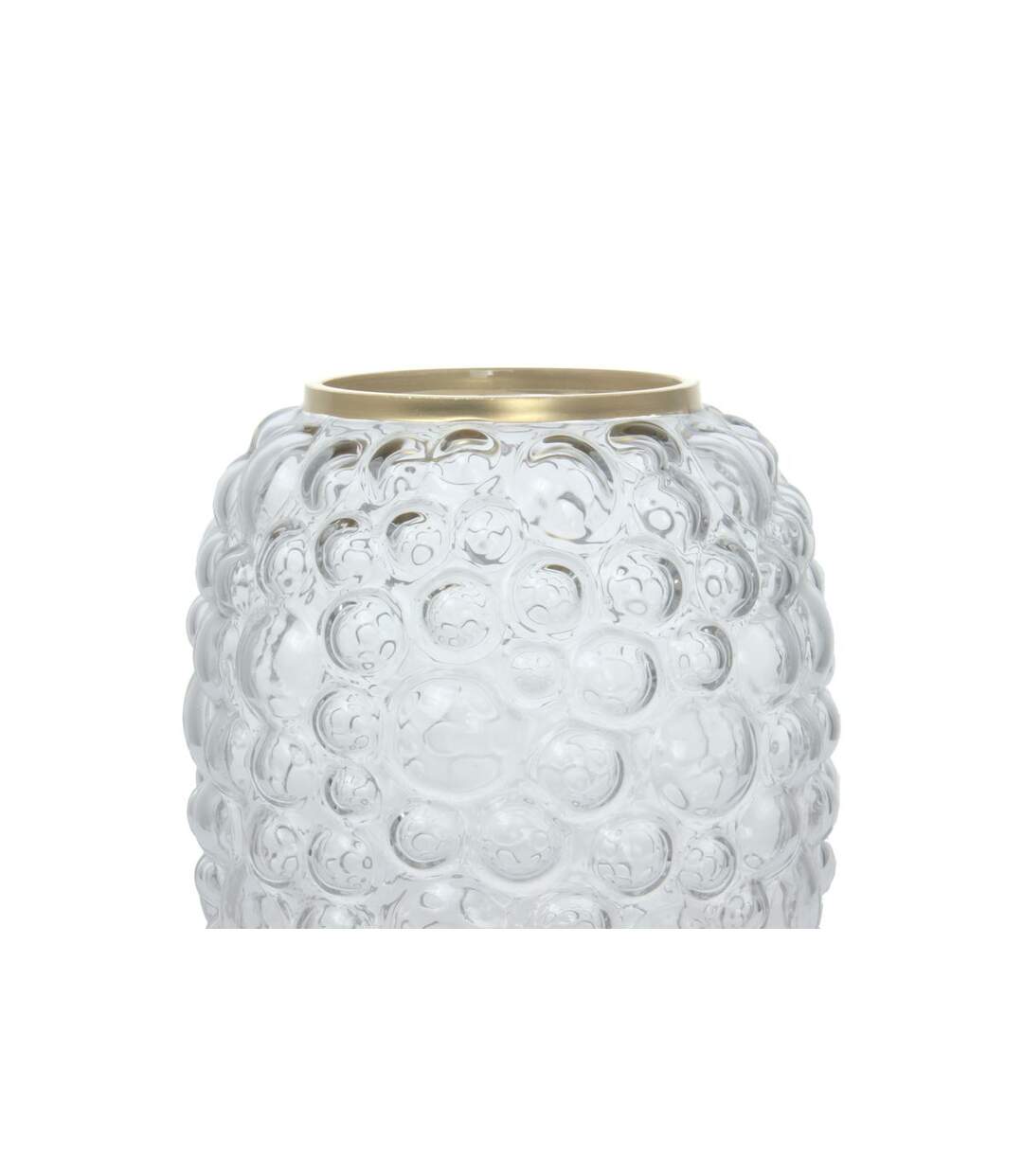 Vase en Verre Soufflé Canba 25cm Transparent-2