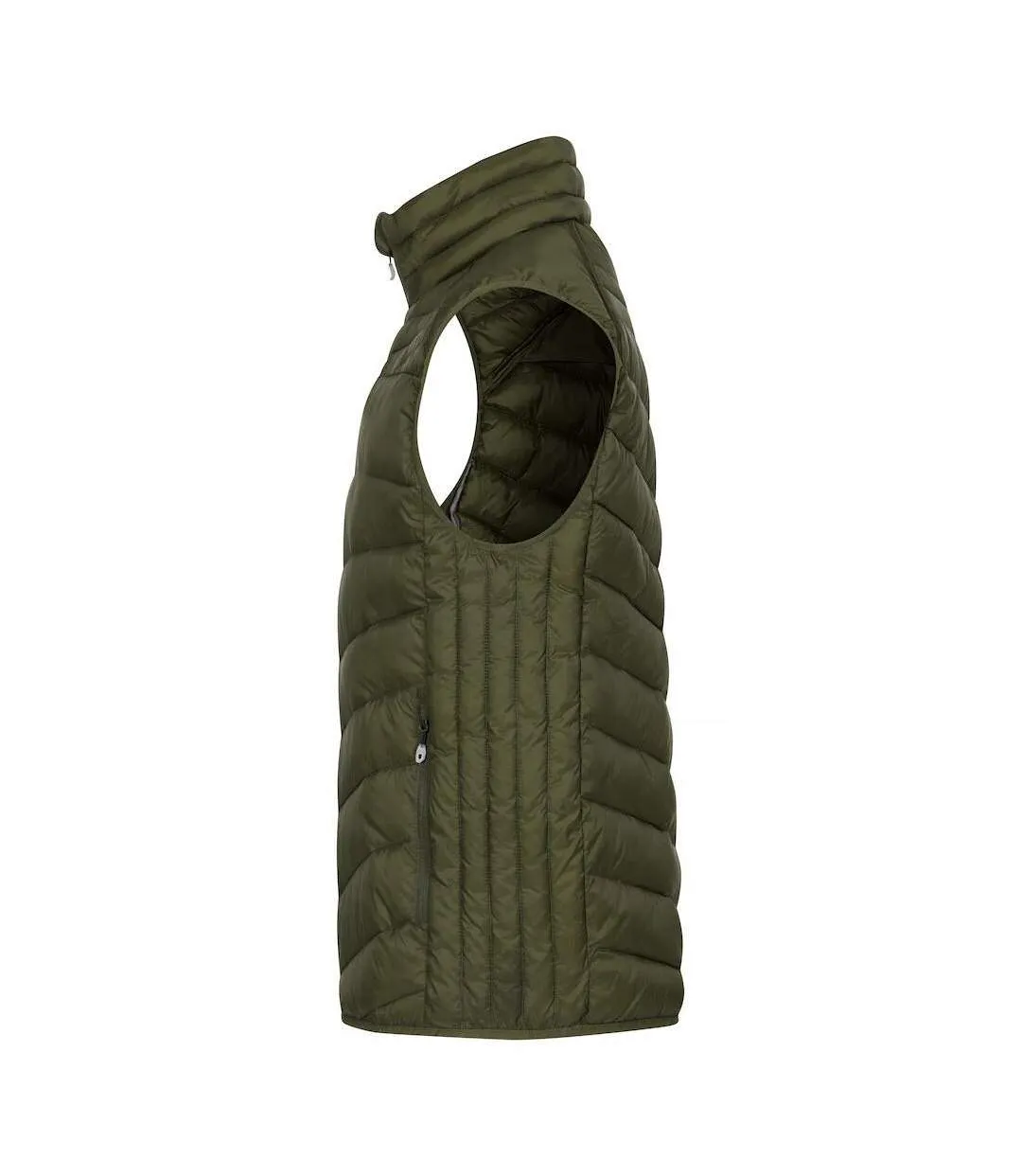 Mens Idaho Body Warmer Fog Green Clique-3