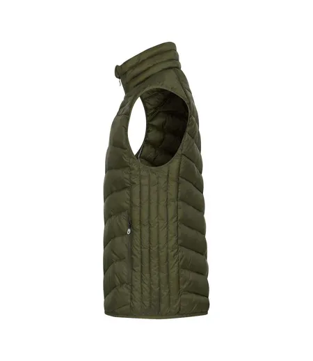 Mens Idaho Body Warmer Fog Green Clique