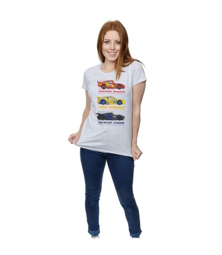 Disney - T-shirt CARS RACER PROFILE - Femme (Gris chiné) - UTBI13890