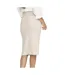 Jupe beige femme only emma-2