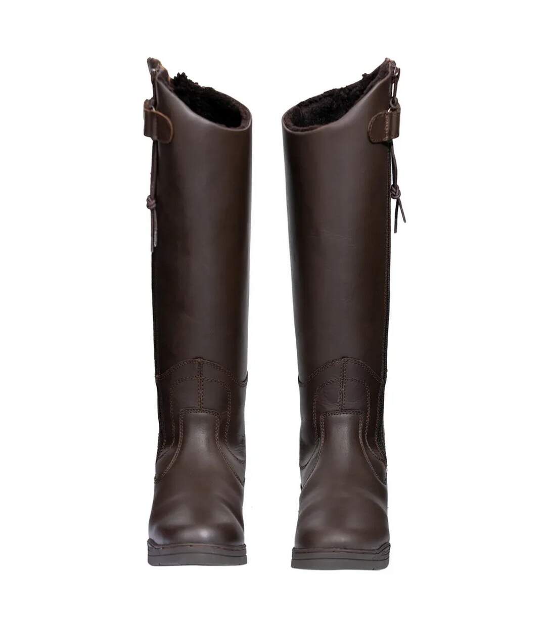 Bottes d'équitation londonderry winter country adulte marron foncé HyLAND-1