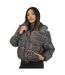 Doudoune Motif/style Imprimé Léopard Bunny Femme Noir Marron Brave Soul-3
