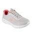 Baskets Motif/style Couleurs Vives Go Walk Joy Femme Blanc Cassé Rose Skechers-1