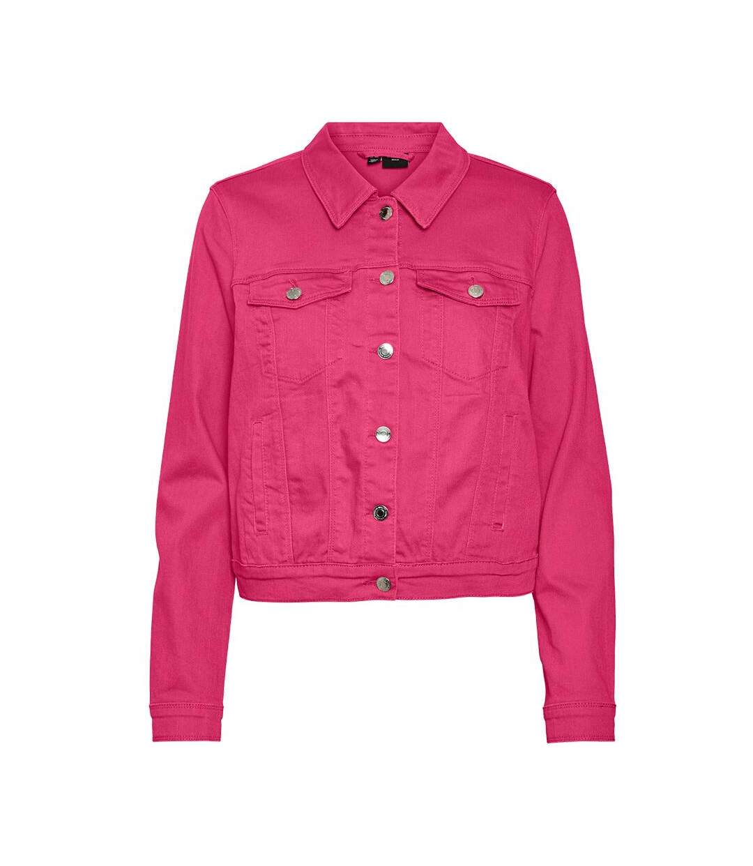 Veste en Jean Rose Fuchsia Femme VERO MODA Soya - S-1