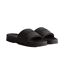 Womens/ladies core embossed sliders black Hunter-3