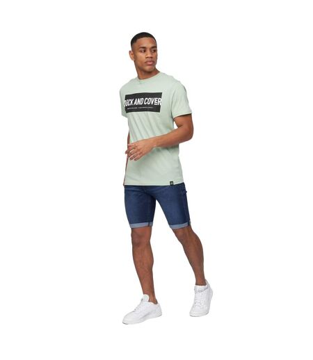 Short Zeki Homme Bleu Foncé Délavé Duck And Cover