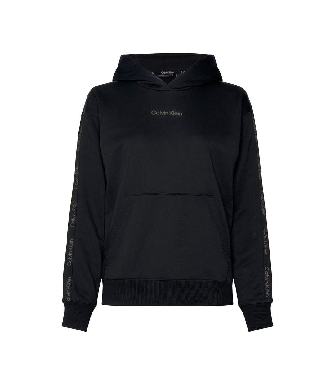Sweat À Capuche Femme Noir Calvin Klein-1