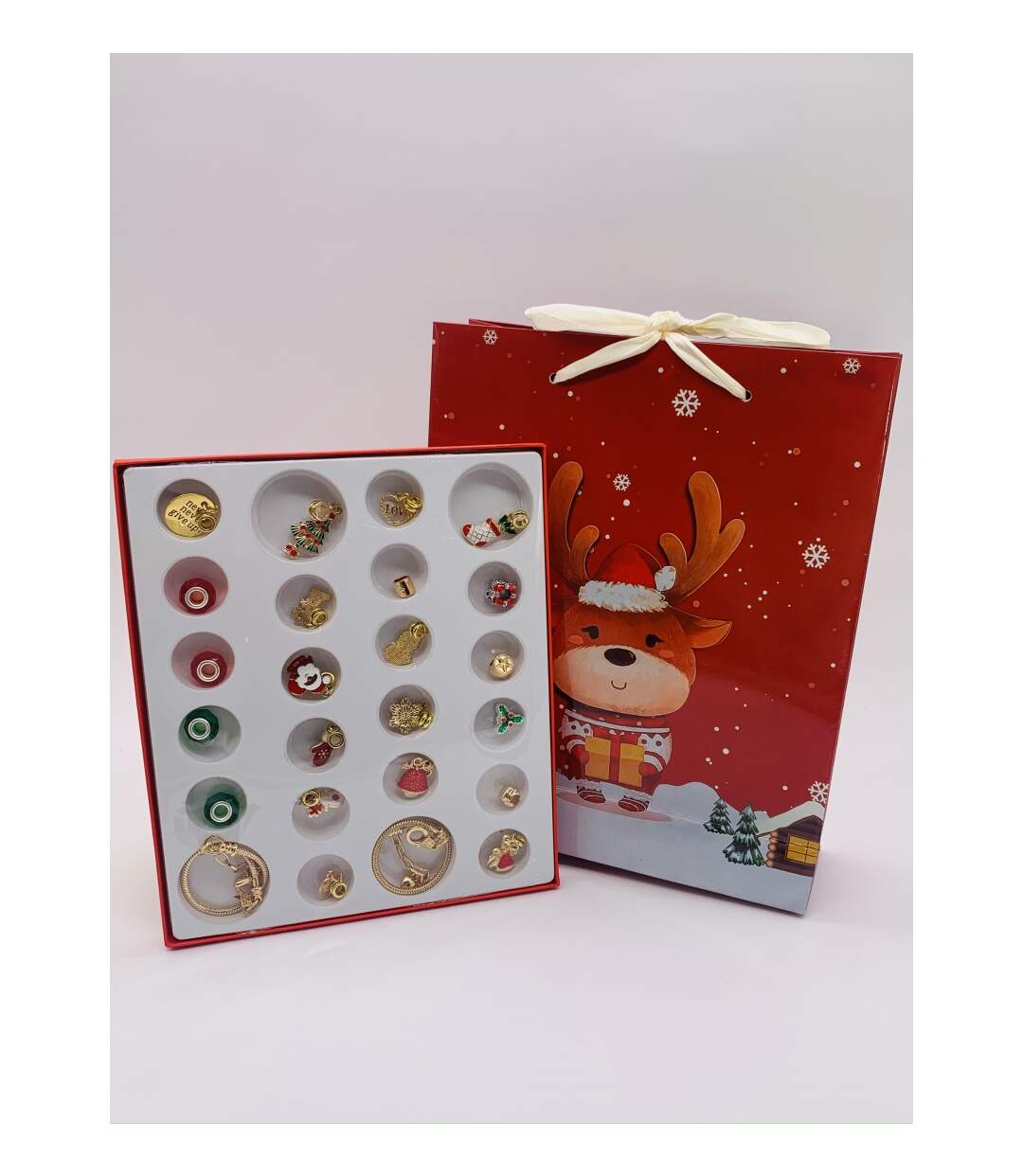 Calendrier de l'avent Charms, Perles et Bracelets - Cristal d'Autriche-2