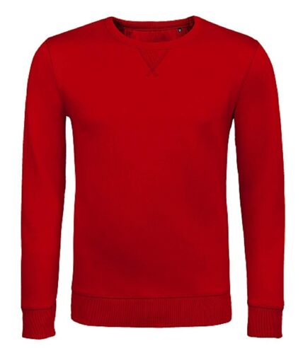 Sweat shirt col rond - Homme - 02990 - rouge