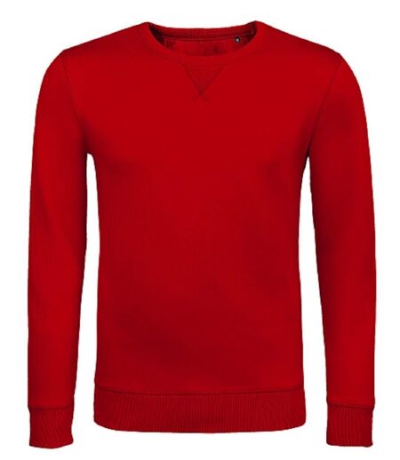 Sweat shirt col rond - Homme - 02990 - rouge