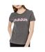 T-Shirt gris/rose femme adidas dx2546-1