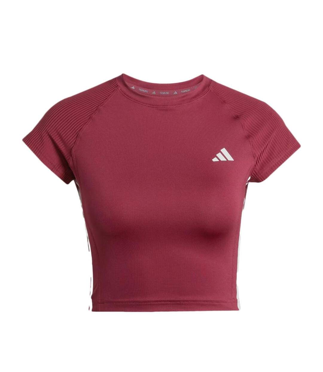 T-Shirt bordeaux femme adidas hyglm-3