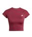 T-Shirt bordeaux femme adidas hyglm-3