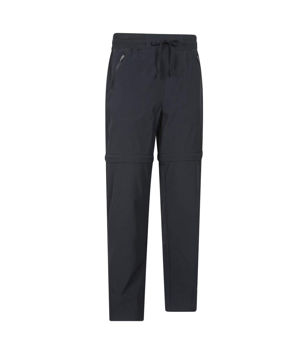 Womens/ladies explorer zip-off trousers black Mountain Warehouse-3