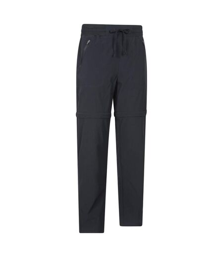 Womens/ladies explorer zip-off trousers black Mountain Warehouse