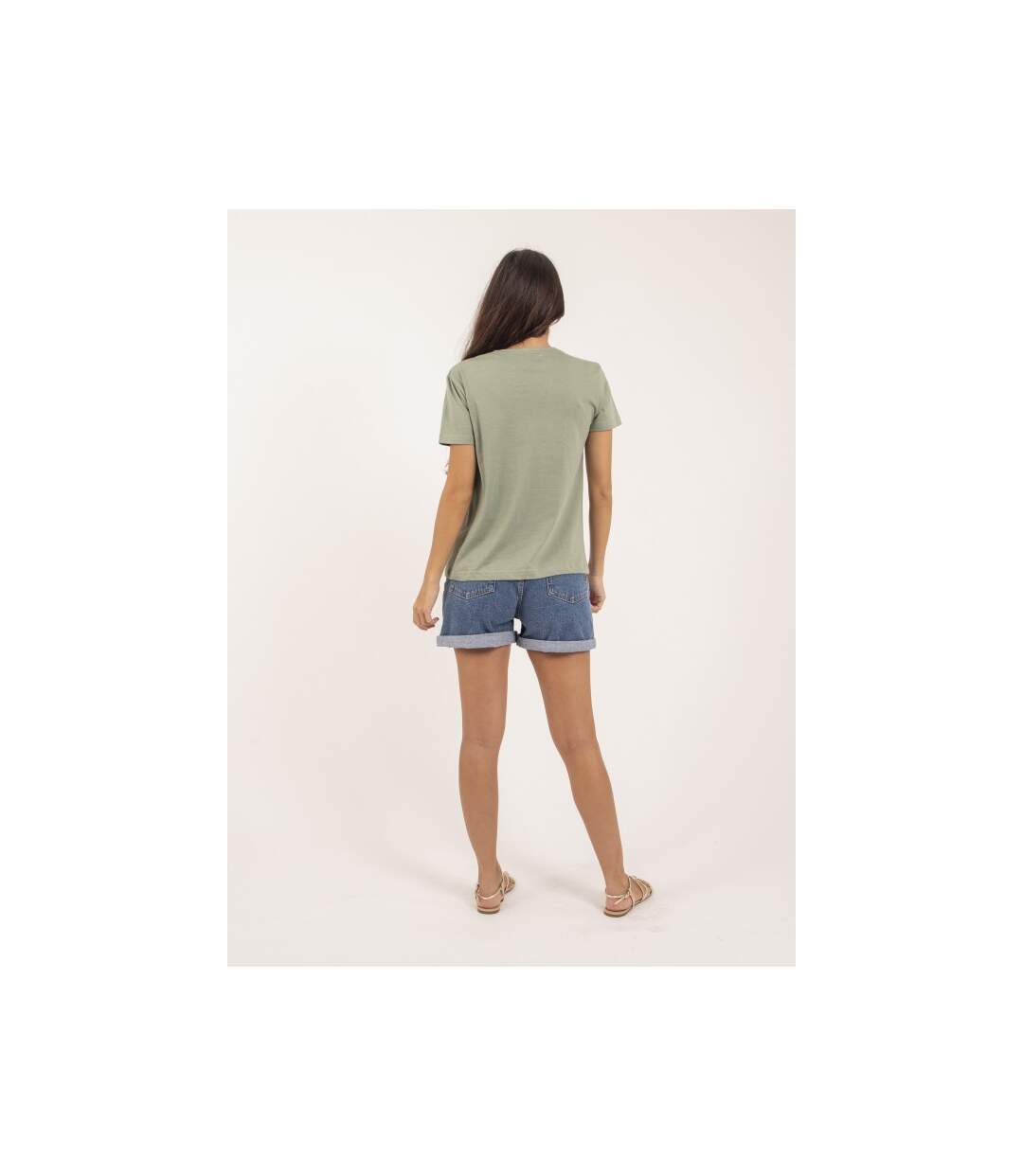 T-shirt col rond message FUSAIN - Dona X Lisa-2