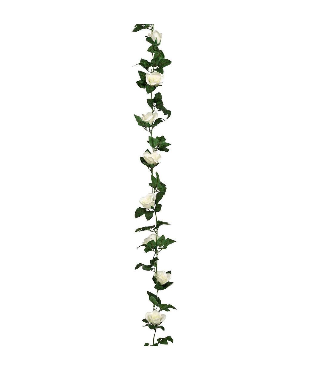 Guirlande Artificielle de Roses Naki 230cm Blanc-1
