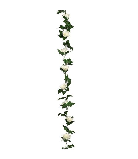 Guirlande Artificielle de Roses Naki 230cm Blanc