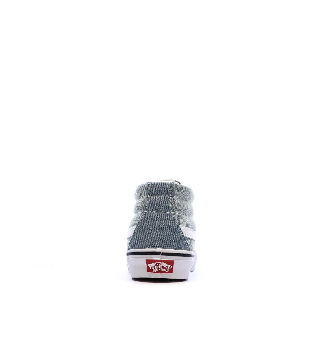 Baskets bleu jean vans mixte vans sk8-mid reissue-3