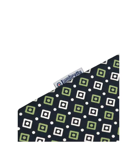 Polo Motif/style Géométrique Homme Bleu Marine Basilic Lambretta