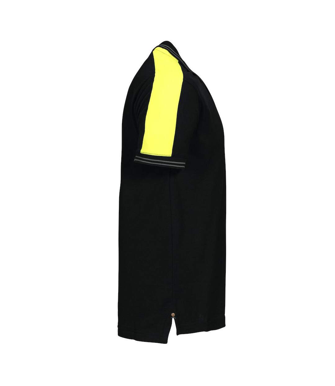 Polo homme noir / jaune Projob