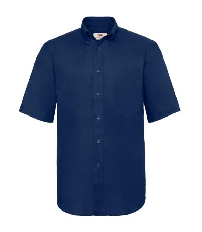 Chemise à manches courtes Fruit Of The Loom pour homme (Bleu marine) - UTBC402