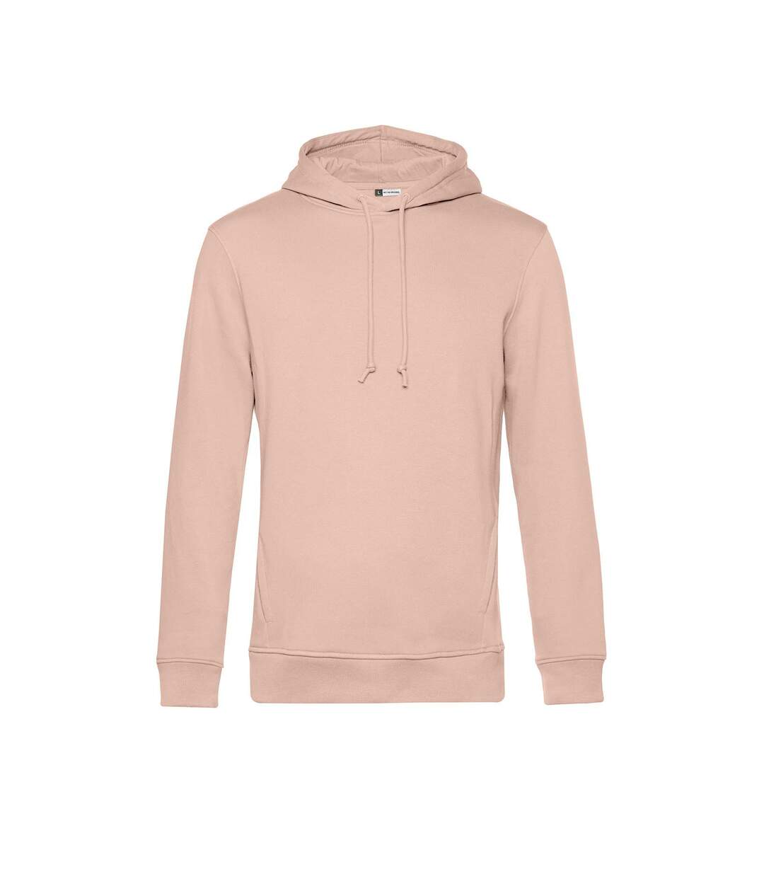 Sweat À Capuche Homme Rose Pâle B&C-1