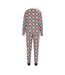 Womens/ladies Multi Pattern Pyjama Set Multicoloured Biba-1