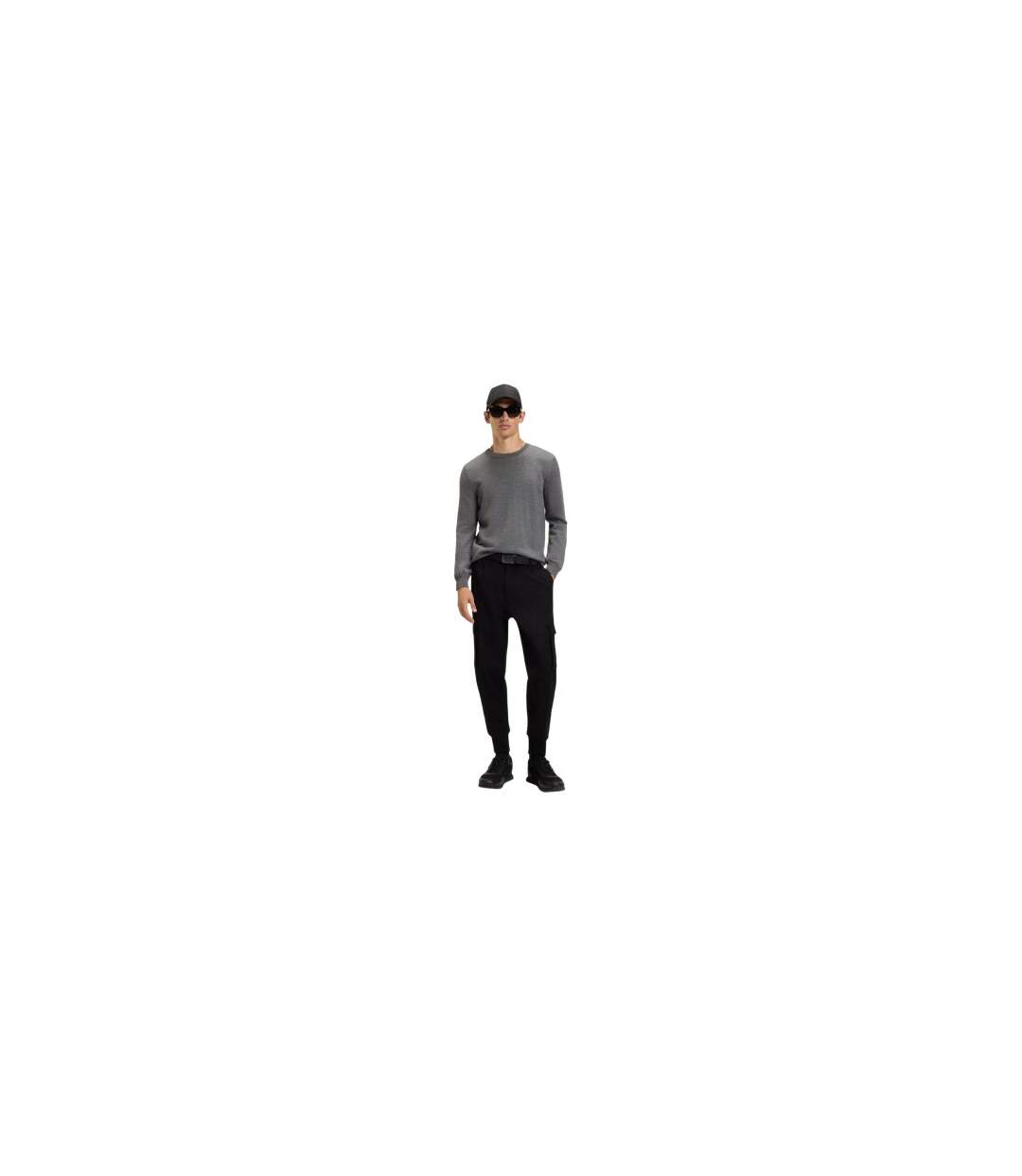 Pull San Cedric-m1 Homme Gris Hugo Boss-1