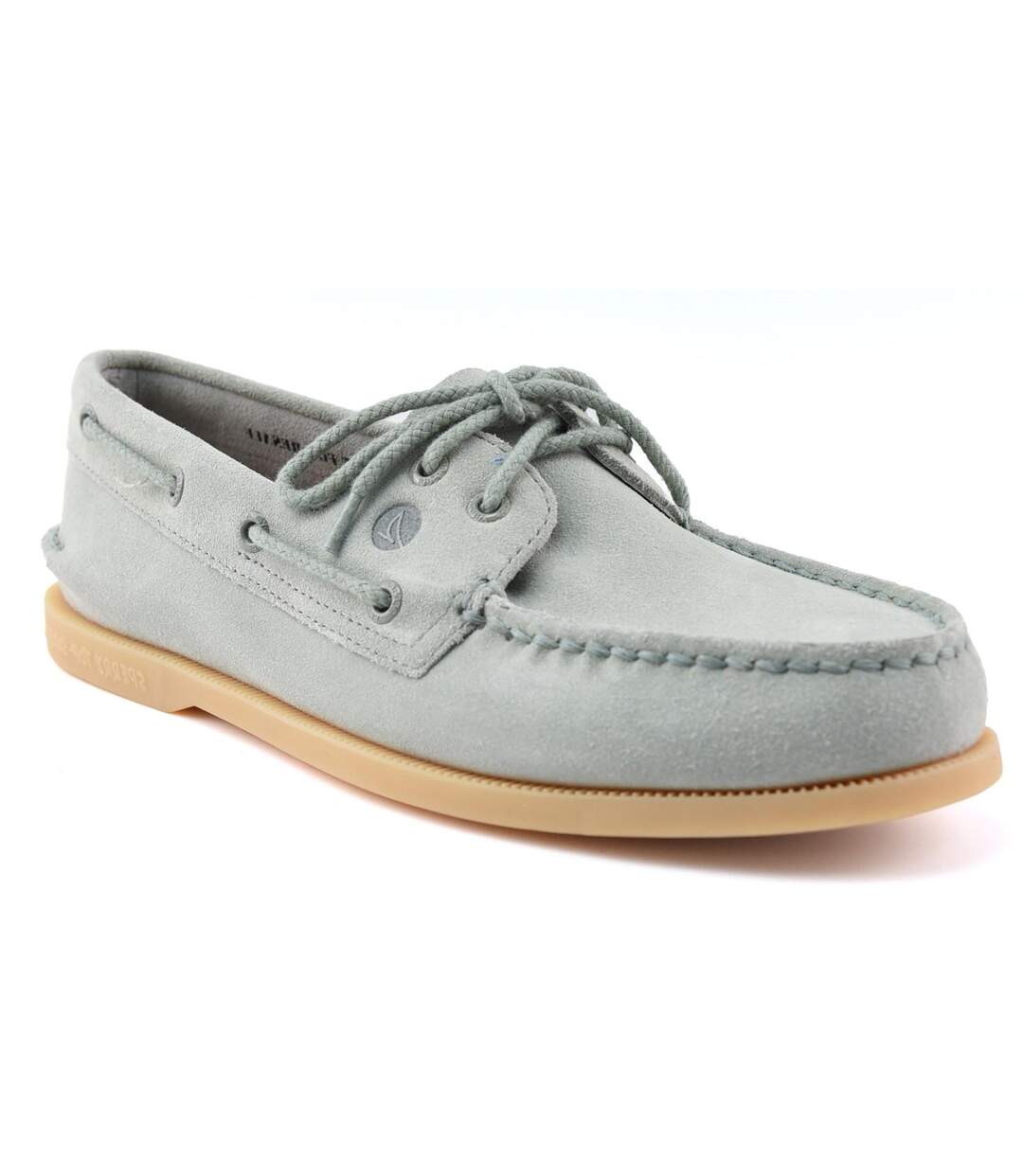 Mens authentic original suede boat shoes seagrass Sperry-1