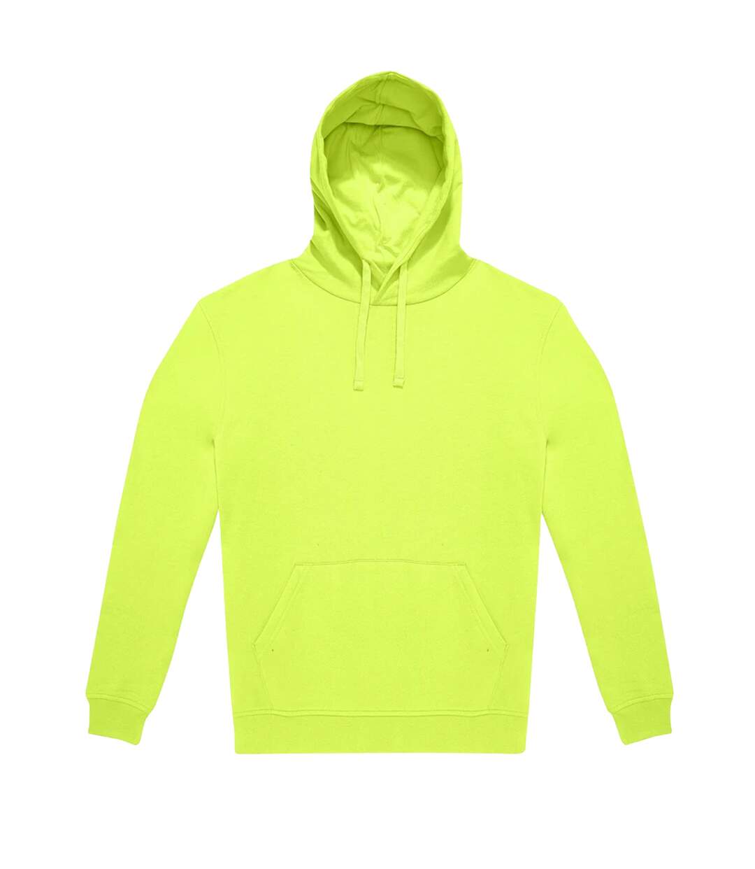 Sweat À Capuche Id.223 Adulte Vert Fluo B&C-1