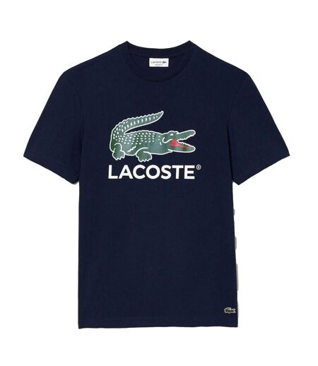 Mens Crocodile Print Regular T-shirt Navy Lacoste