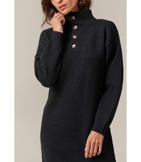 Robe pull à col boutonné HANIA
