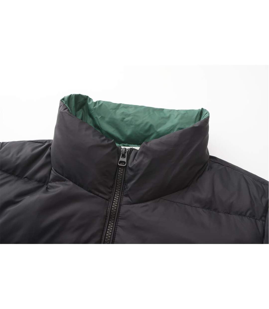 Womens/ladies Reversible Lightweight Slim Down Jacket Black Firetrap-4